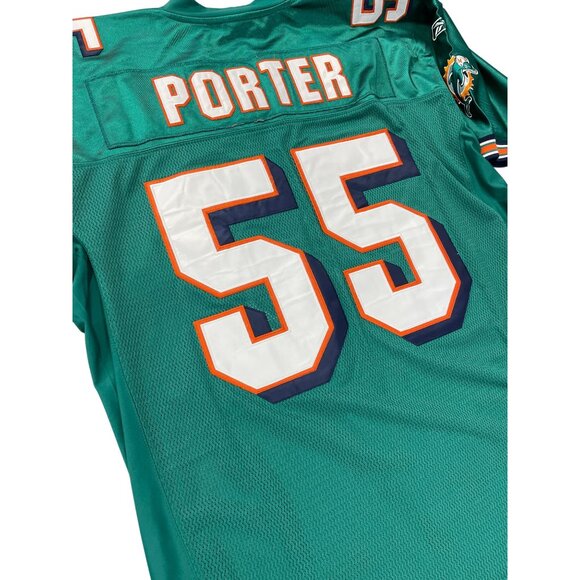 Reebok NFL Equipment Dolphins #55 mens green  Jersey Size 48 SKU 9174 - Picture 13 of 14